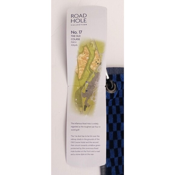 NWT Golf Towel St Andrews Links Old Course Scotland 17 Road Hole Hatton Textiles - Picture 3 of 7